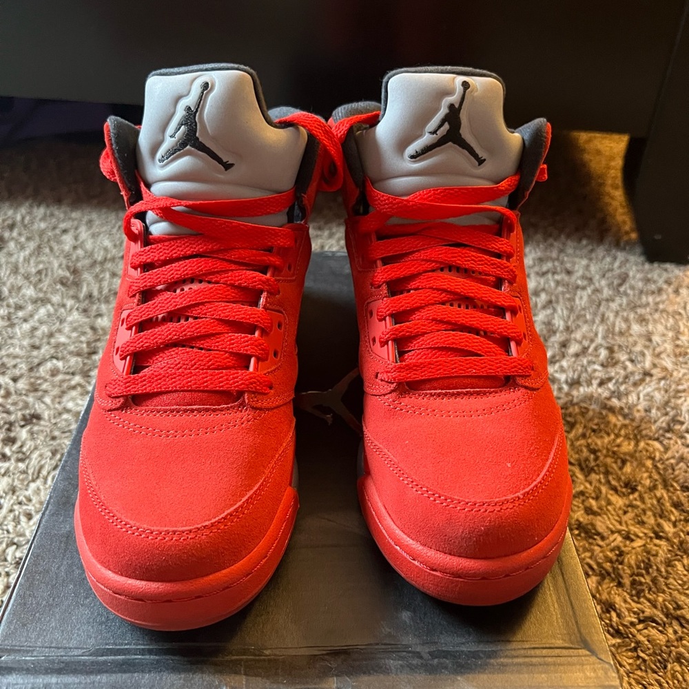 Kids' Red Basketball Sneakers